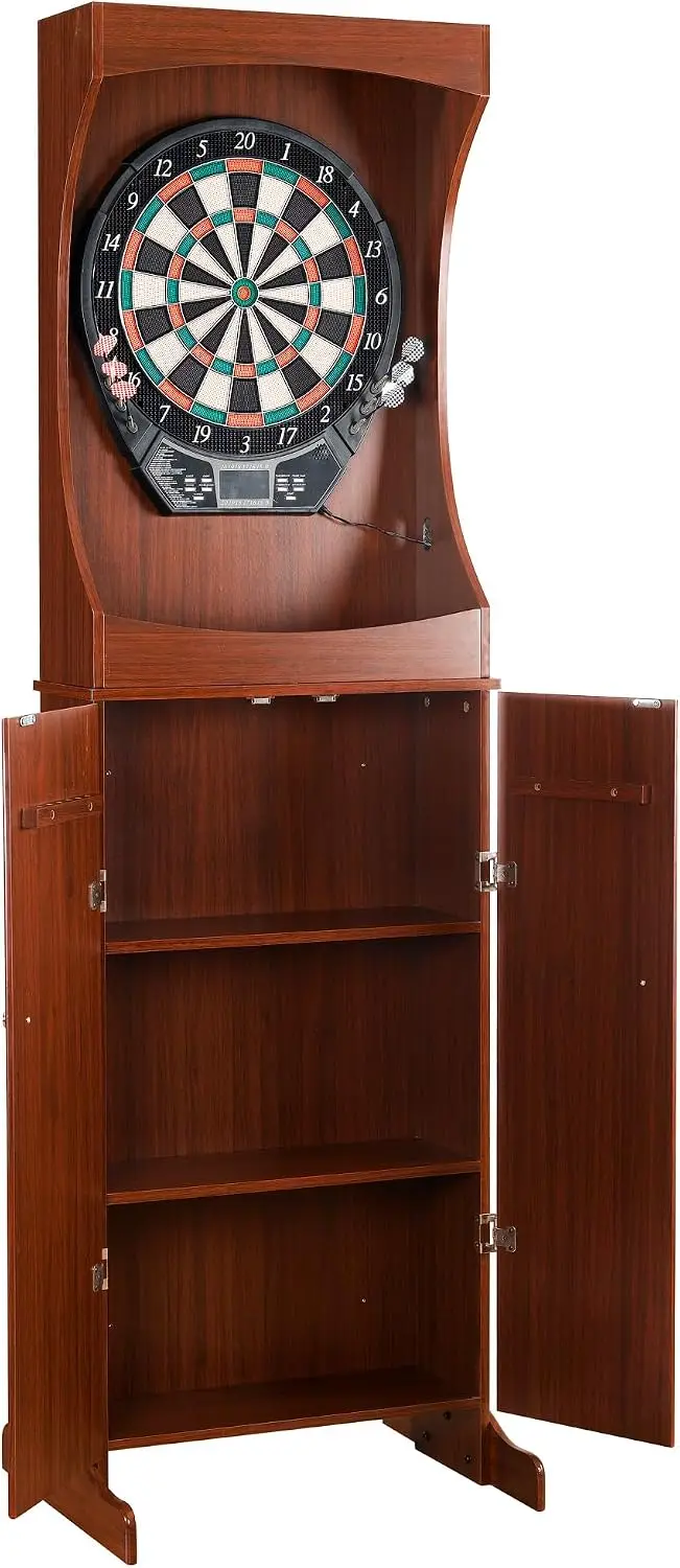 Electronic Dartboard Cabinet - Электронный дартс-аппарат Outlaw с шкафом -