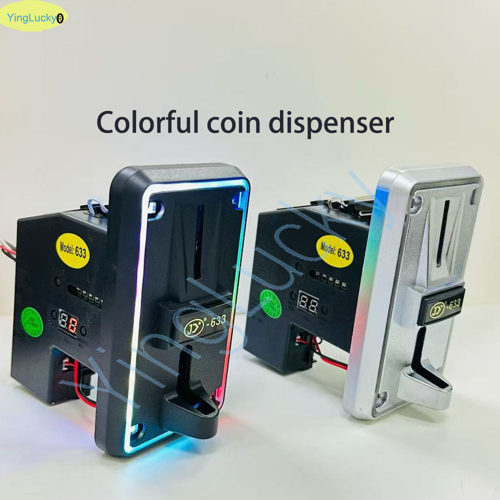 Arcade Vending & Laundry Revenue - Красочный светодиодный мульти-уцептор монет Селектор монет