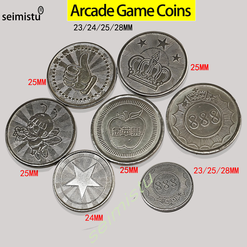 Arcade Game Vending Machine - 100 шт., жетоны из нержавеющей стали