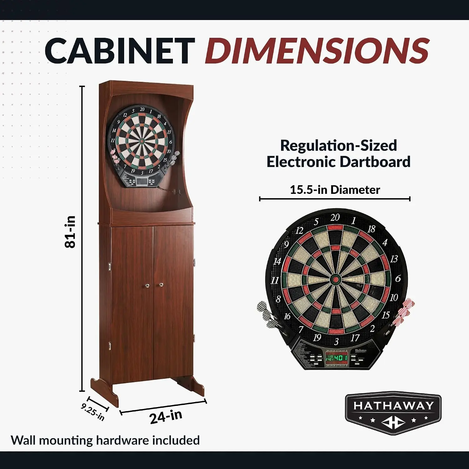 Электронный дартс-аппарат Outl – обзор и цена Electronic Dartboard Cabinet