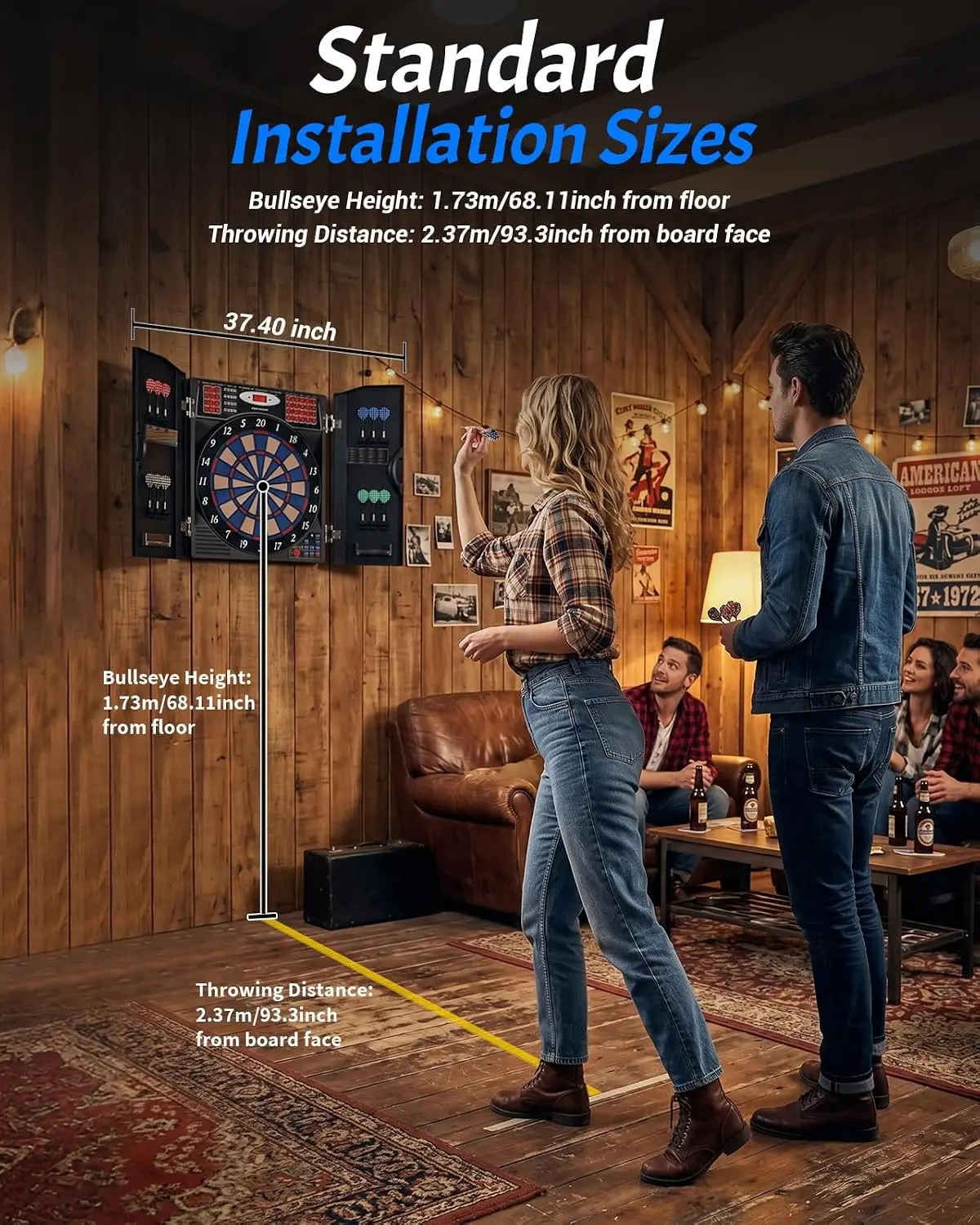 Электронный дартс-аппарат с шк – обзор и цена Electronic Dartboard Cabinet