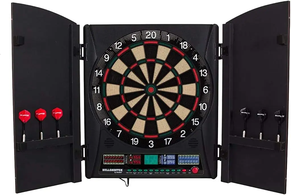 Бестселлер: Электронный дартс  – обзор и цена Electronic Dartboard Cabinet