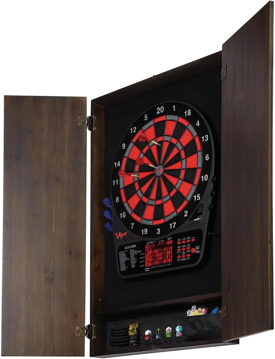 Бестселлер Viper Metropolitan: – обзор и цена Electronic Dartboard Cabinet