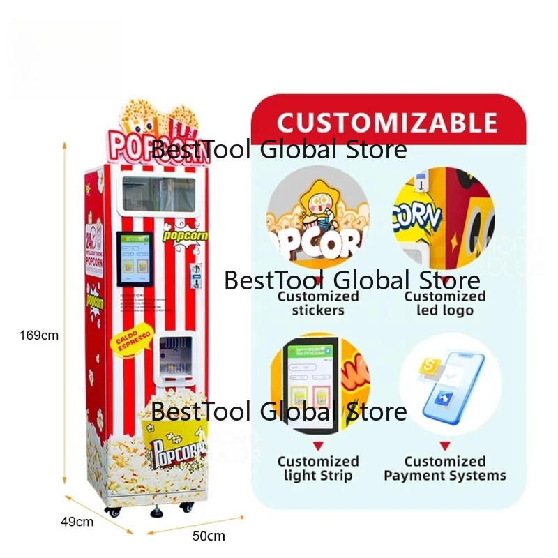 Лидер продаж: Популярный полно – обзор и цена Popcorn Vending Machine