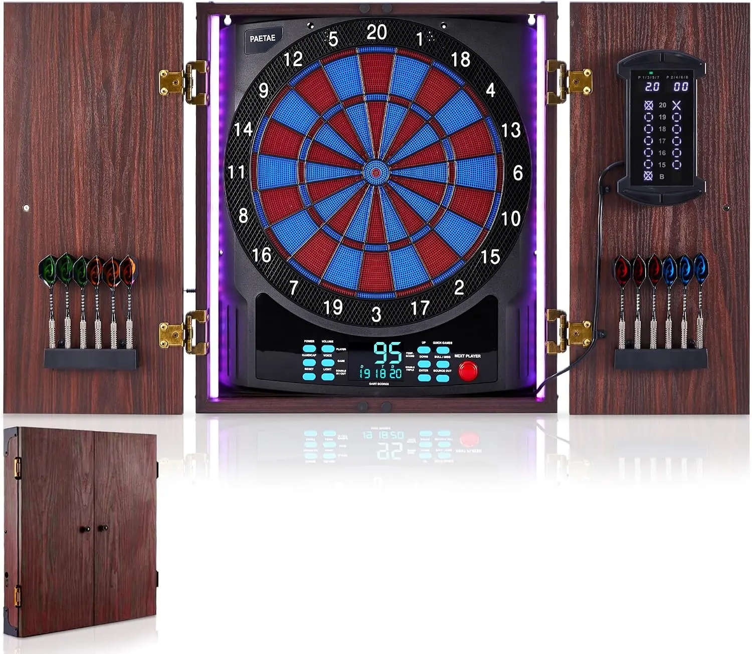 Электронный дартс-кабинет с да – обзор и цена Electronic Dartboard Cabinet