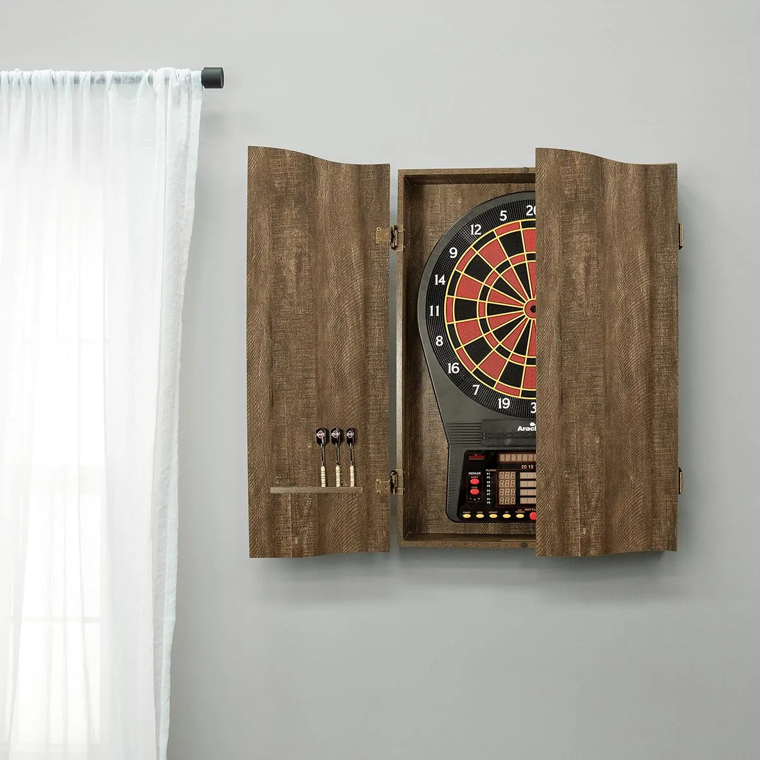 Бестселлер MI Sports Brown Cri – обзор и цена Electronic Dartboard Cabinet