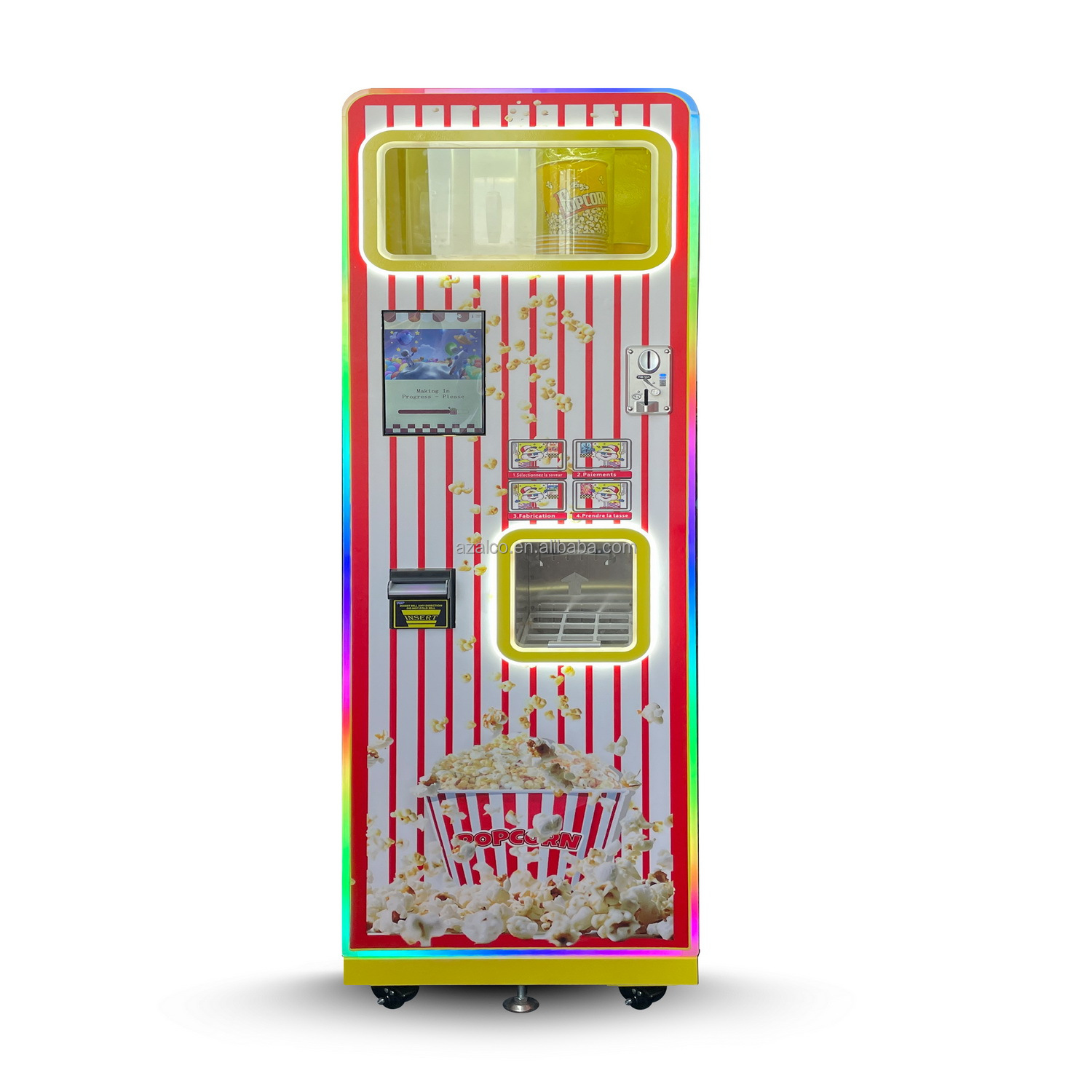 Коммерческий автомат попкорна  – обзор и цена Popcorn Vending Machine