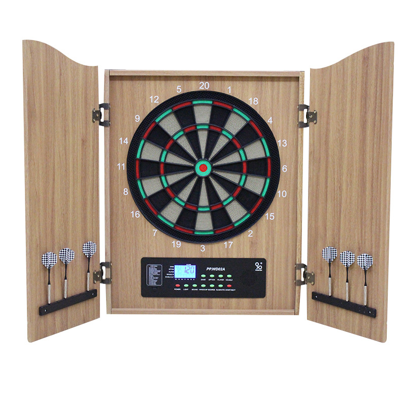 Роскошный деревянный шкаф для  – обзор и цена Electronic Dartboard Cabinet
