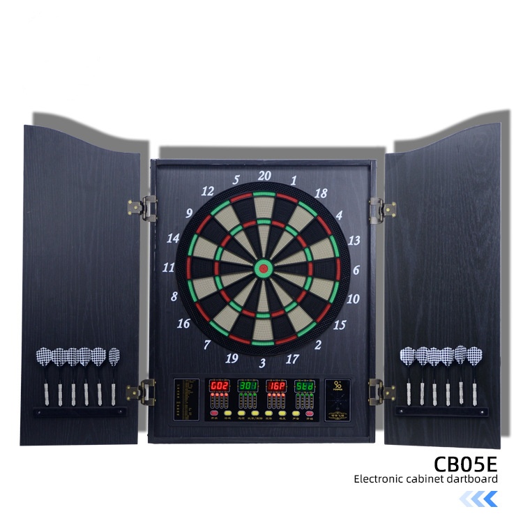Роскошный деревянный шкаф для  – обзор и цена Electronic Dartboard Cabinet